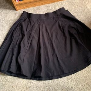 Black skater skirt